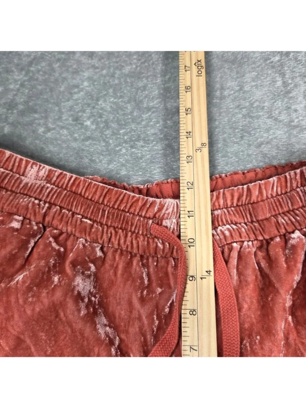 J Crew Pants Womens 10 Tall Burnished Orange Velvet Dressy Cocktail Joggers